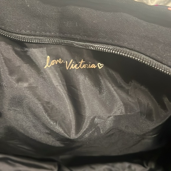 Victoria Secret Large Bag Tote w Flowers - Picture 7 of 8